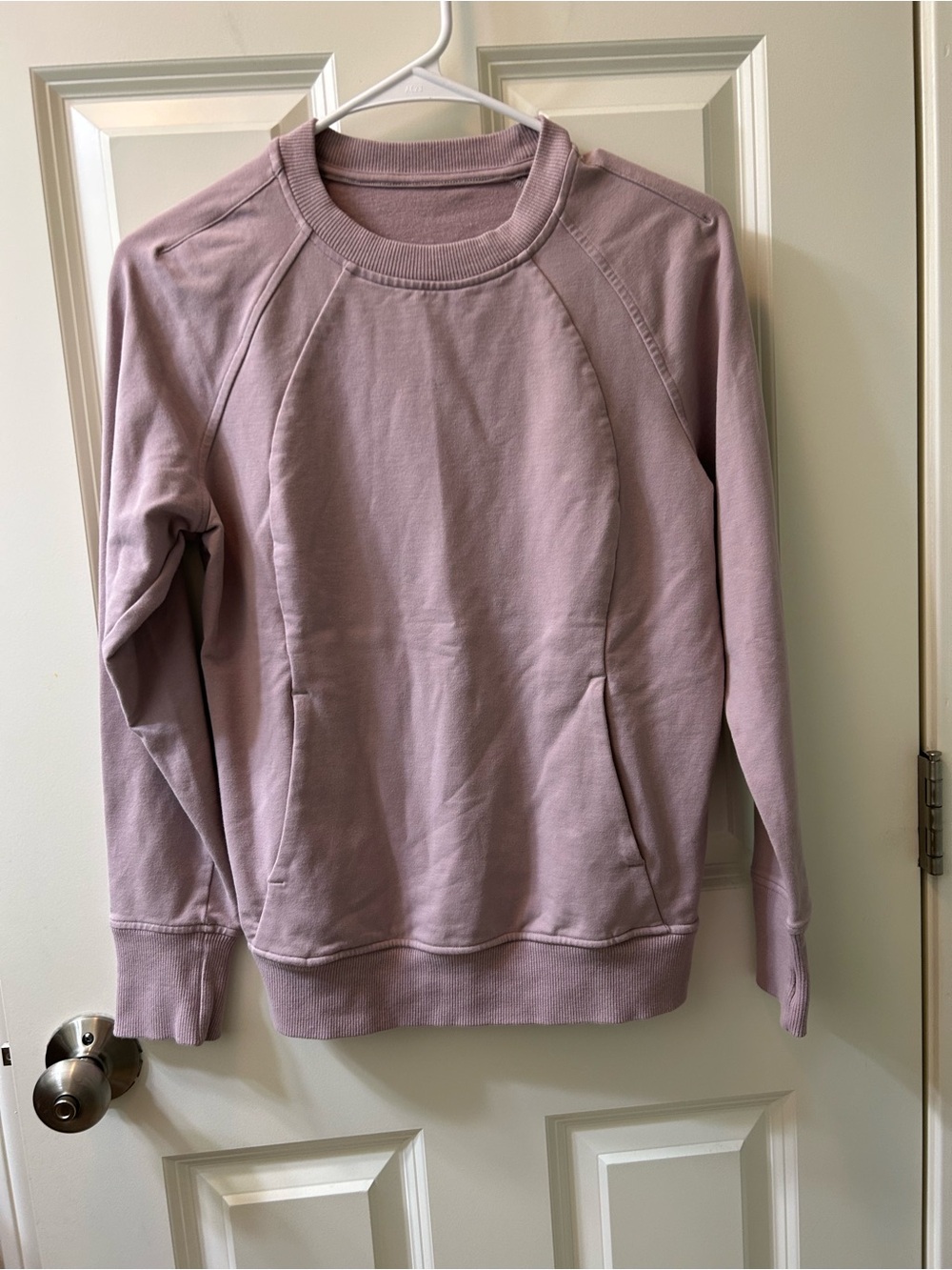 lululemon athletica Dusty Lavender Crew Sweatshirt size 4